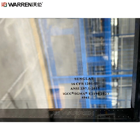 Warren 42 Inch Modern Entry Door Metal Sliding Barn Door 48x96 Exterior Door With Glass Sliding Warren 42 Inch Modern Entry Door Metal Sliding Barn Door 48x96 Exterior Door With Glass Sliding
