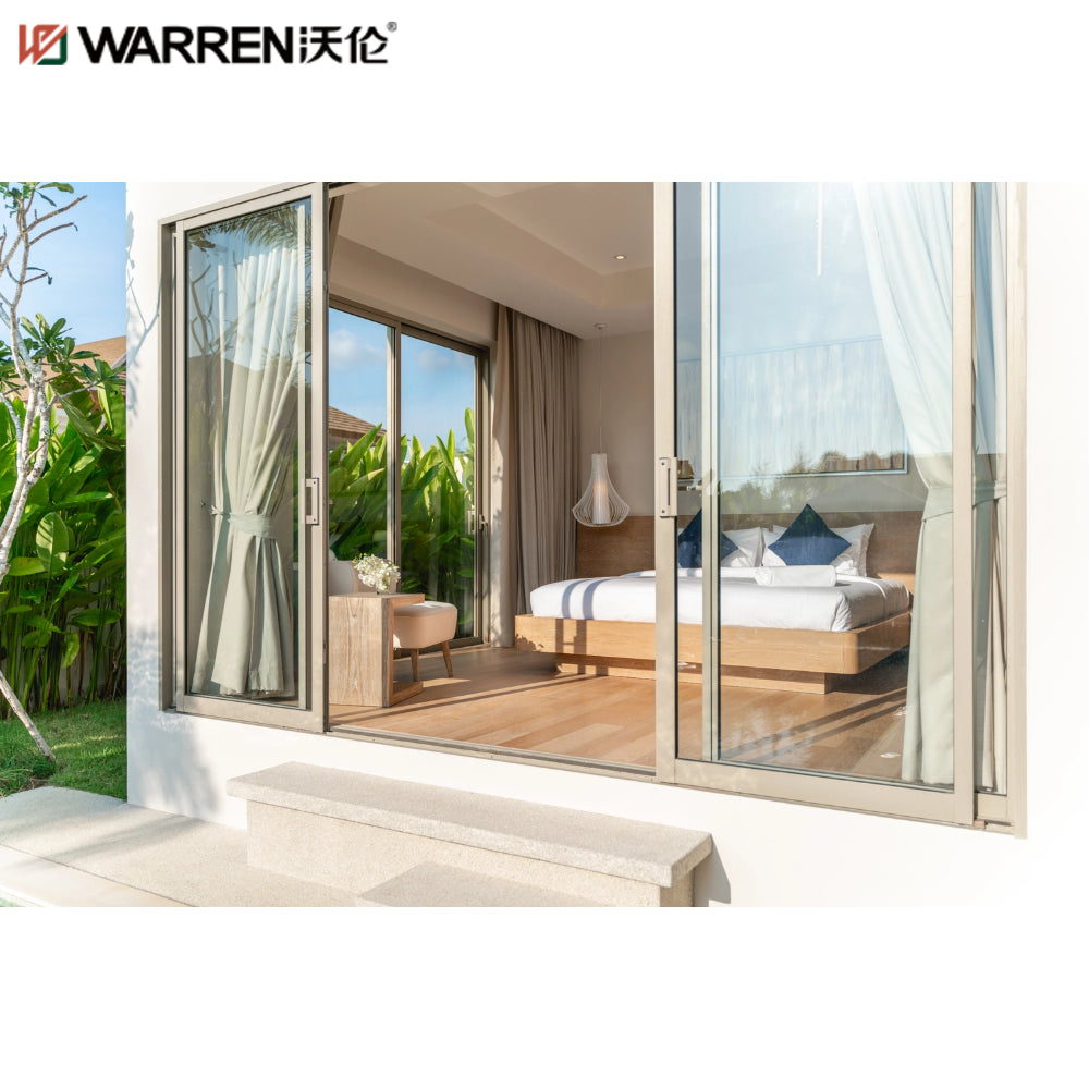 Warren 74x82 Sliding Patio Door Smart Glass Sliding Patio Doors Frameless Sliding Glass Doors Exterior