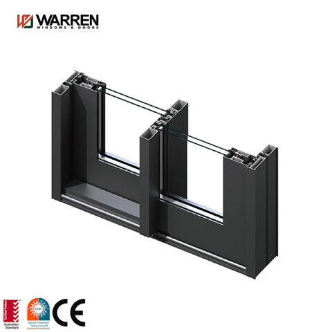 Warren 42 Inch Modern Entry Door Metal Sliding Barn Door 48x96 Exterior Door With Glass Sliding Warren 42 Inch Modern Entry Door Metal Sliding Barn Door 48x96 Exterior Door With Glass Sliding