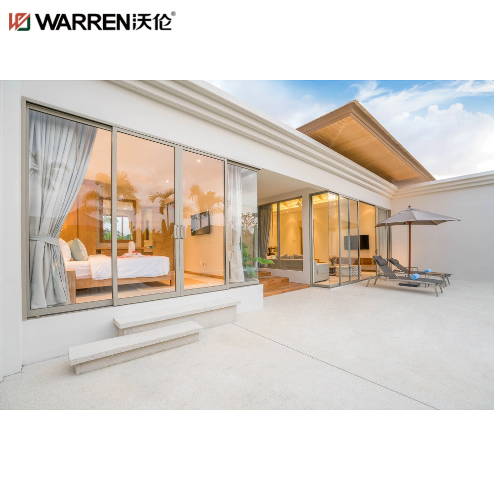 Warren 52 Glass Shower Door Luxury Bathroom Doors 6068 Sliding Glass Door System Aluminum