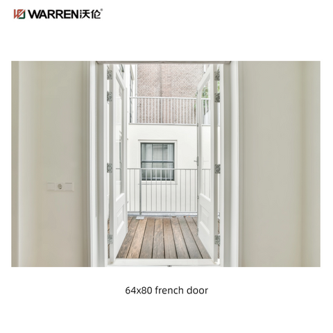 Warren 64x80 Interior French Doors Indoor French Doors with Glass