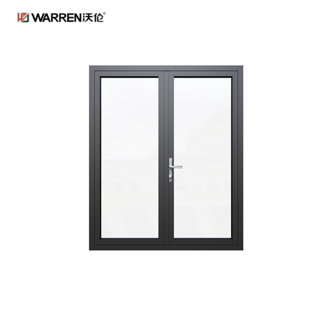 Warren 72x96 Aluminium Internal French Doors with White Double Doors