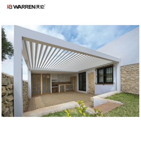 Warren 8 x 10 Pergola Shade with Aluminum Alloy Waterproof Roof