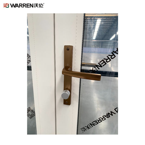 Warren 48x80 Glass French Doors with Double Glazed Interior Doors