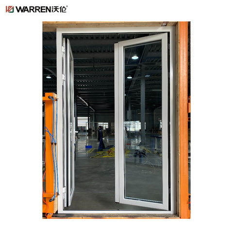 Warren 72x80 Double French Doors With Black Interior French Doors