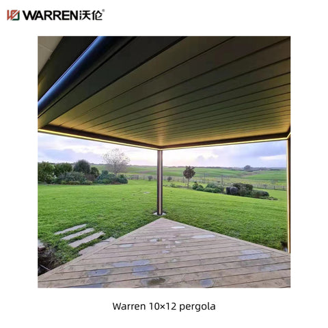 Warren 10x12 sun shade pergola with aluminum alloy outdoor