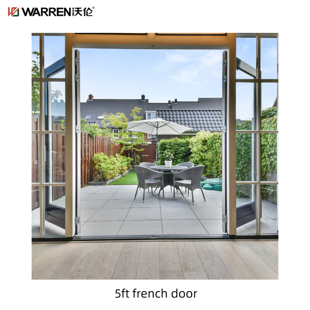Warren 5ft Wide French Doors With White Interior French Doors With Glass