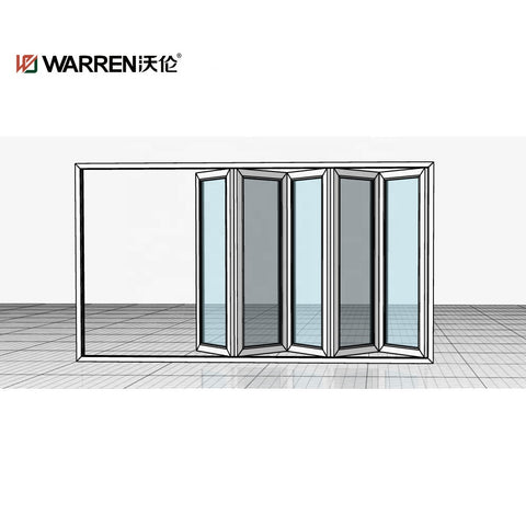 Warren 32 Inch Bifold Door Track European Style Space Saving Bifold Louvered Multi Folding Door Hardware