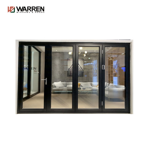 Warren German Standard Aluminium Bifold Accordion Door Soundproof Customized Bi-Folding Door