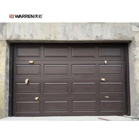 Warren 9x7 garage door glass torsion adjustment aluminum garage doors